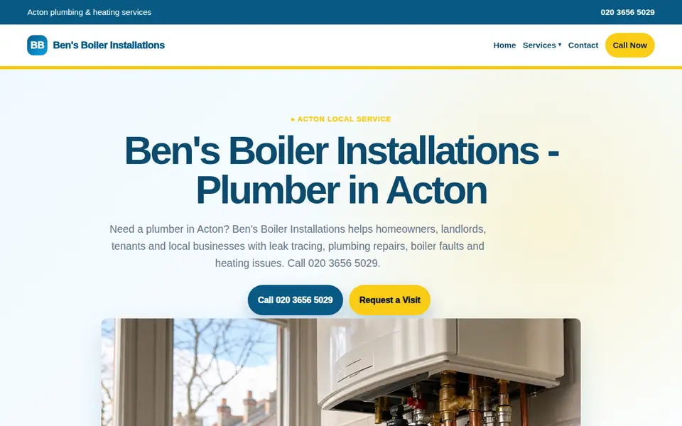 The top of boiler-repairs-acton.co.uk