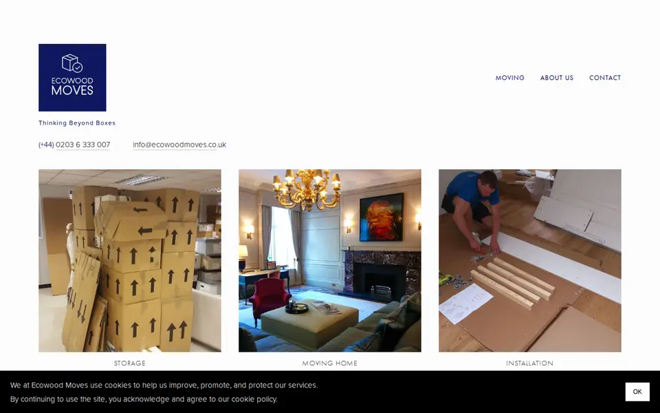 The top of ecowoodmoves.com