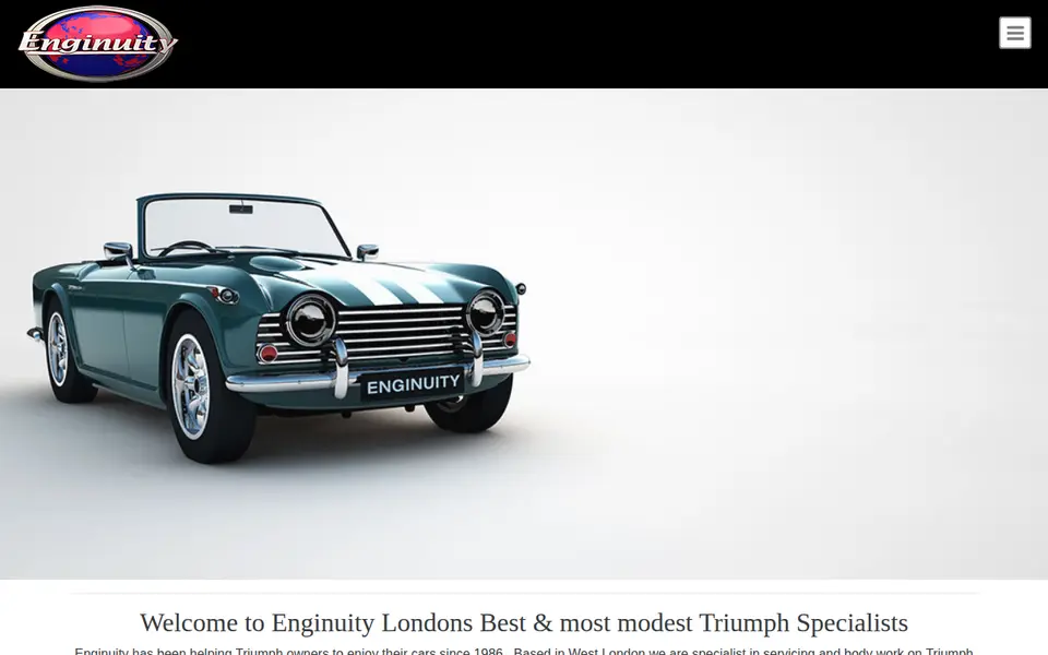The top of enginuity.co.uk