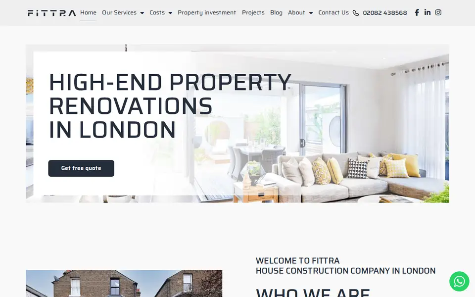 The top of fittra.co.uk