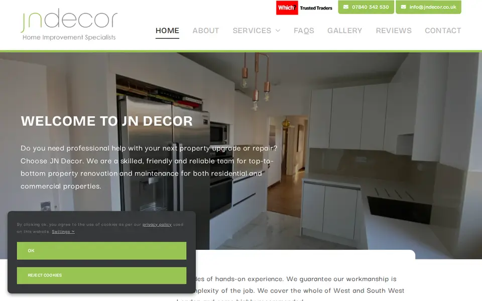 The top of jndecor.com
