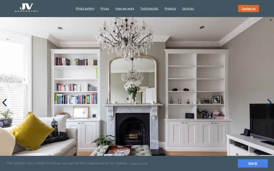 The top of jvcarpentry.com