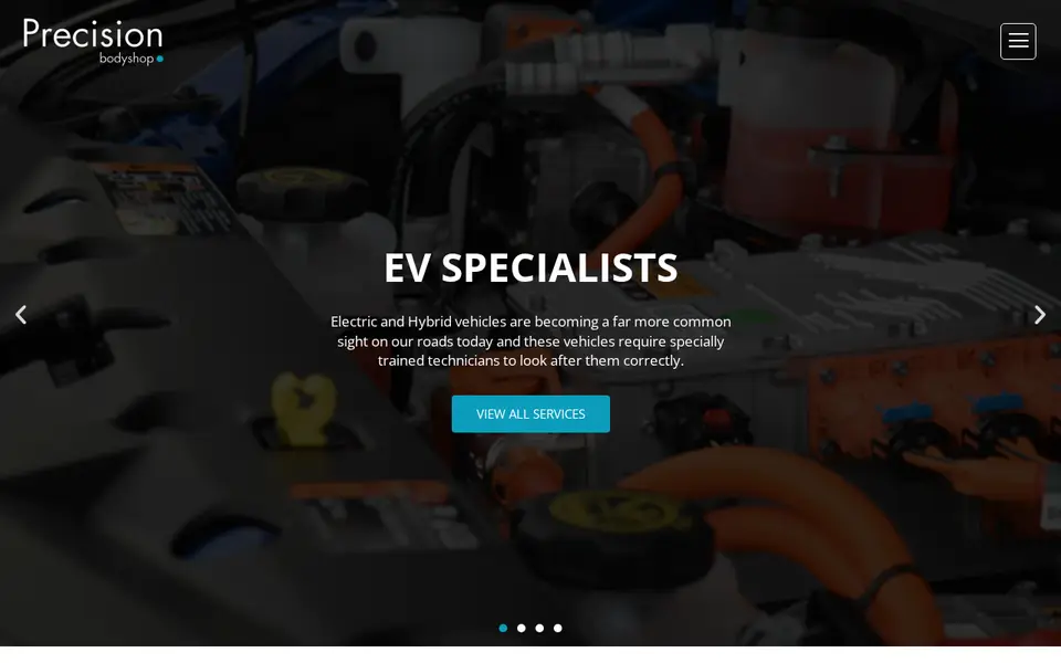 The top of precision-bodyshop.com