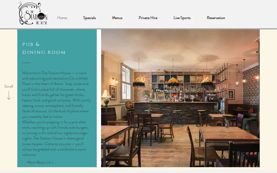 The top of thestationhousew3.com