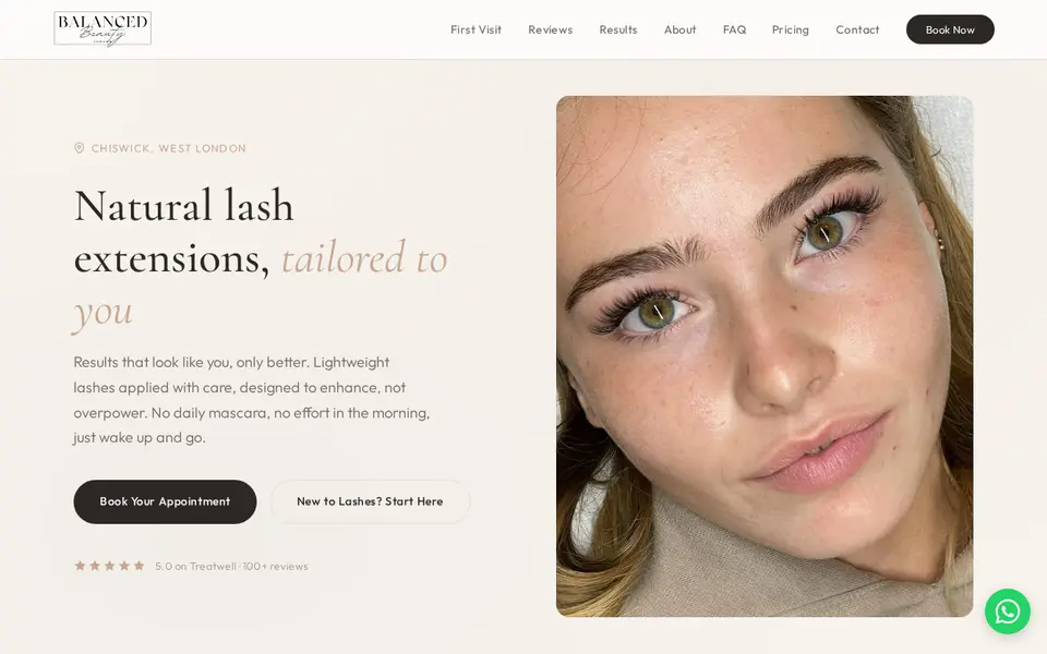 The top of balancedbeautylondon.com
