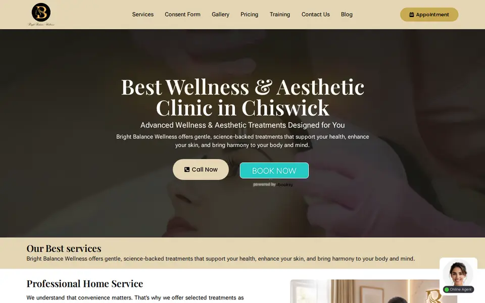 The top of brightbwellness.com