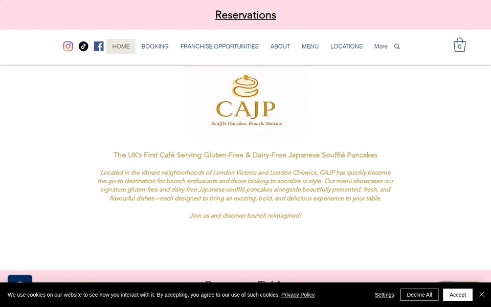 The top of cajapanesepancakes.com