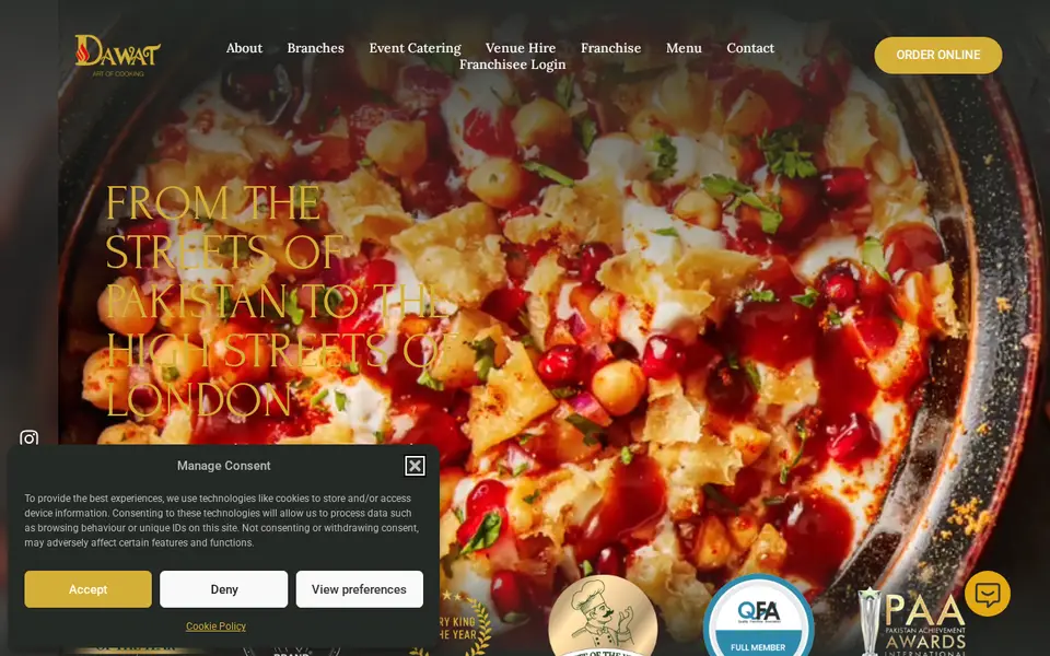 The top of dawatgroup.co.uk