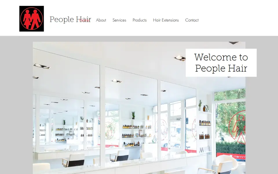 The top of peoplehair.com