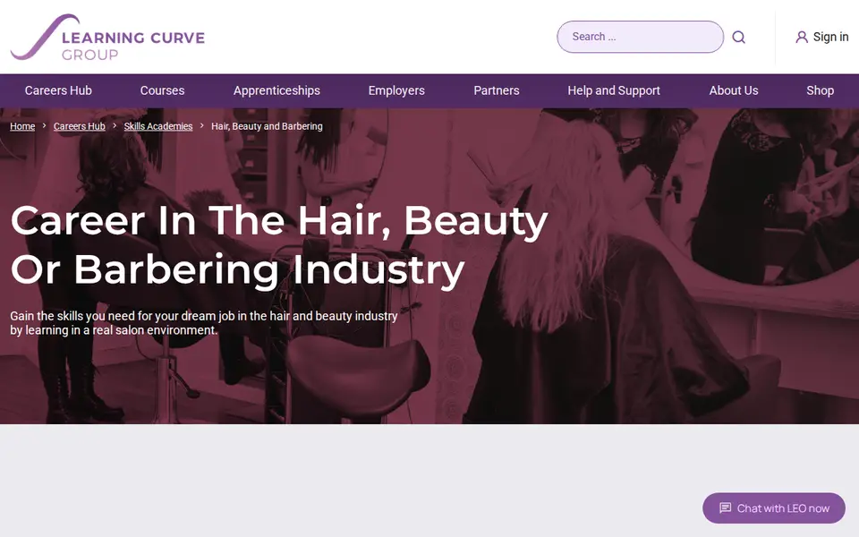 The top of lbta.co.uk