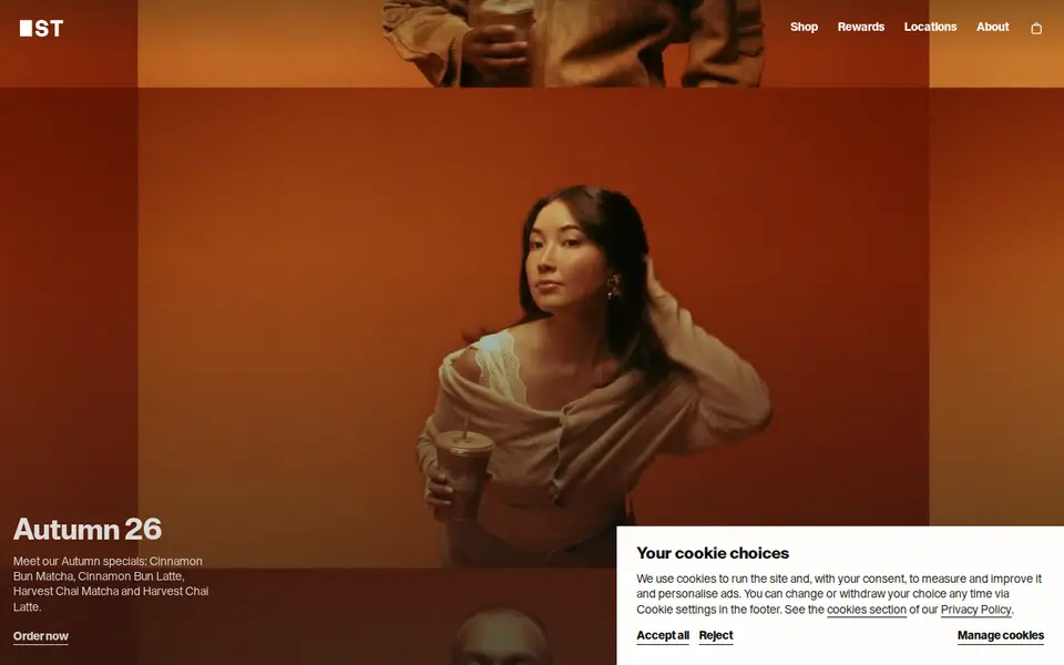 The top of blankstreet.com