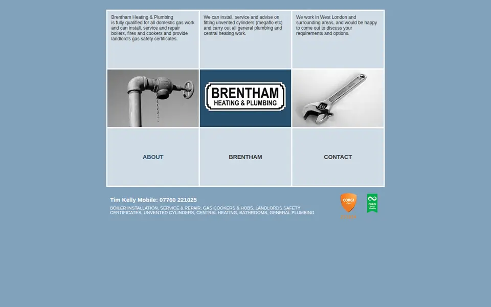 The top of brenthamheating.co.uk