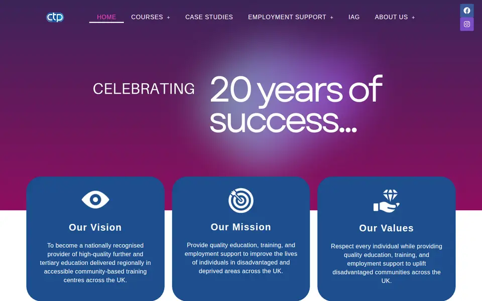 The top of ctportal.org
