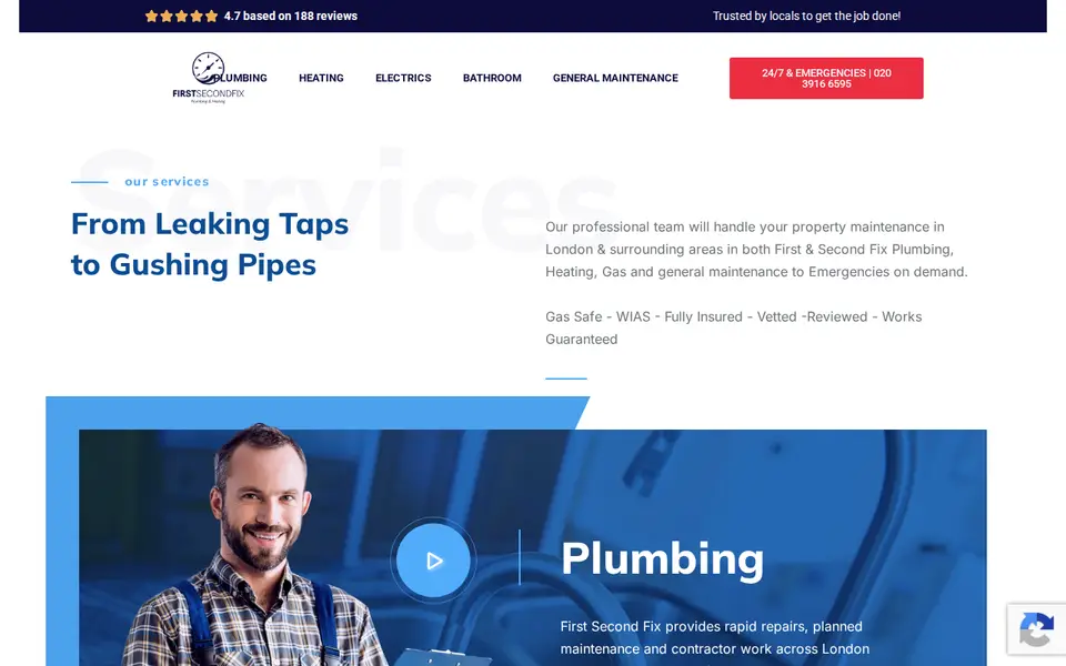 The top of firstsecondfix.com