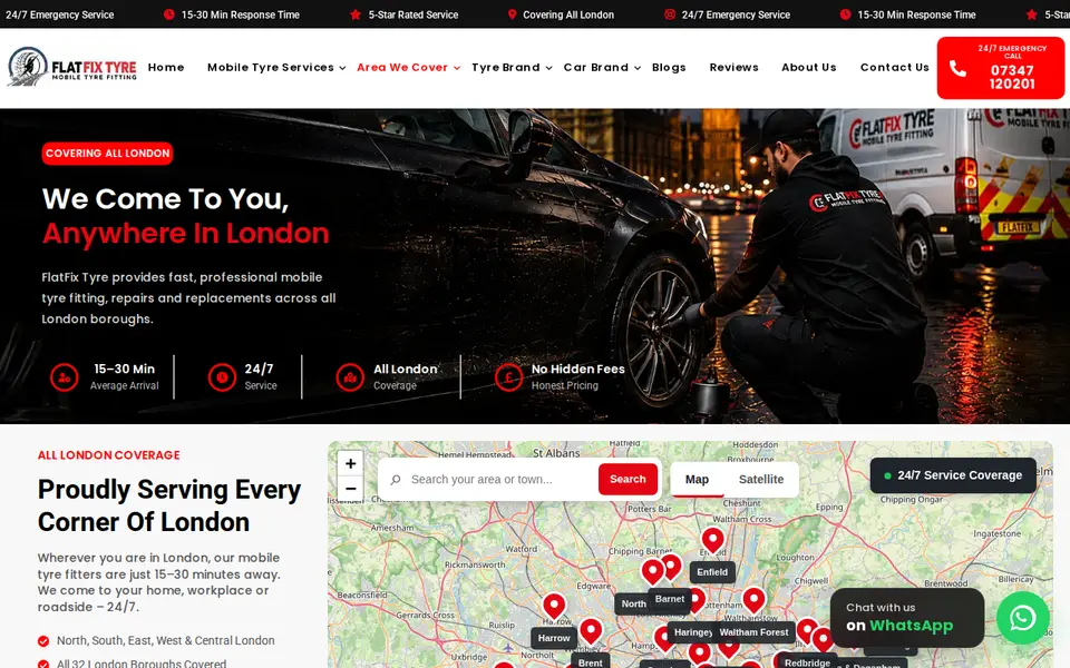 The top of flatfixtyre.com