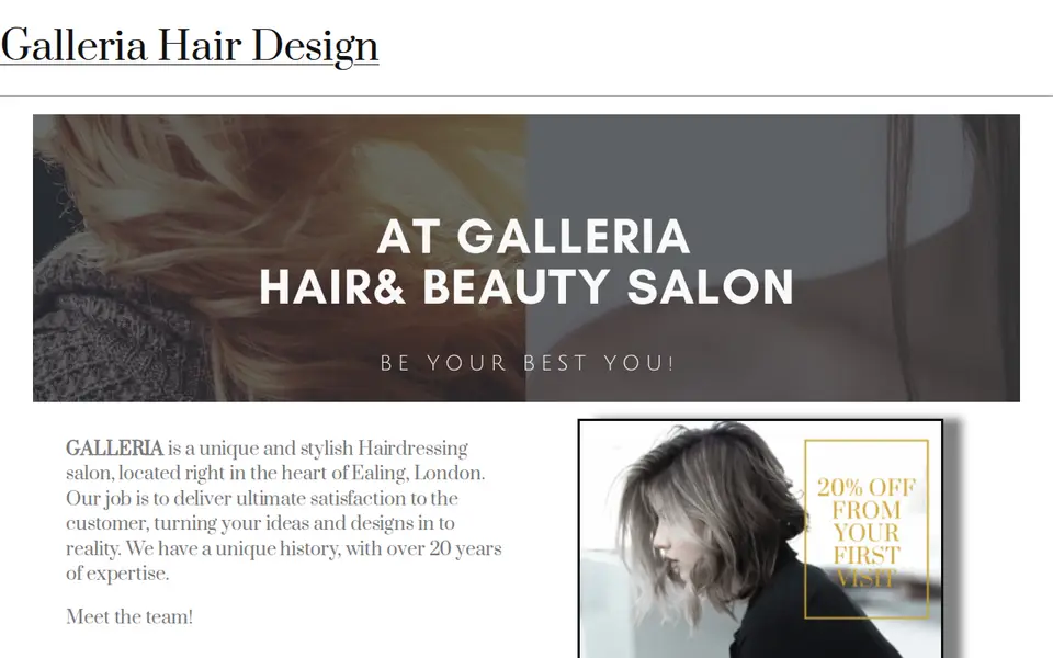 The top of galleriaw5.com