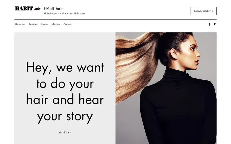 The top of habithair.co.uk