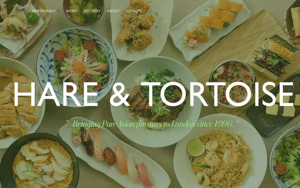 The top of hareandtortoise.co.uk
