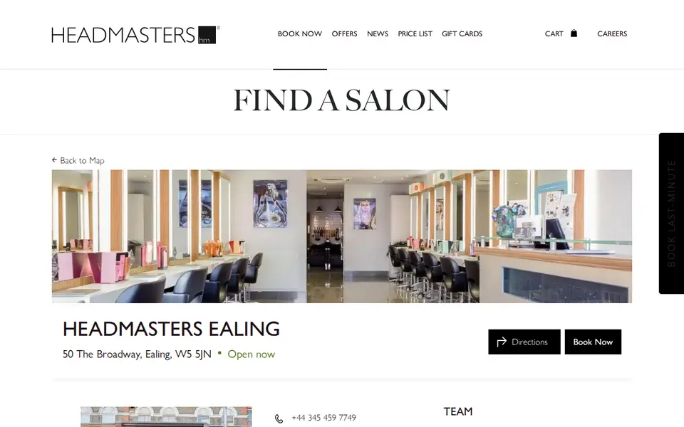 The top of headmasters.com