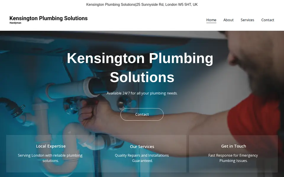 The top of kensingtonplumbingsolutions.xyz