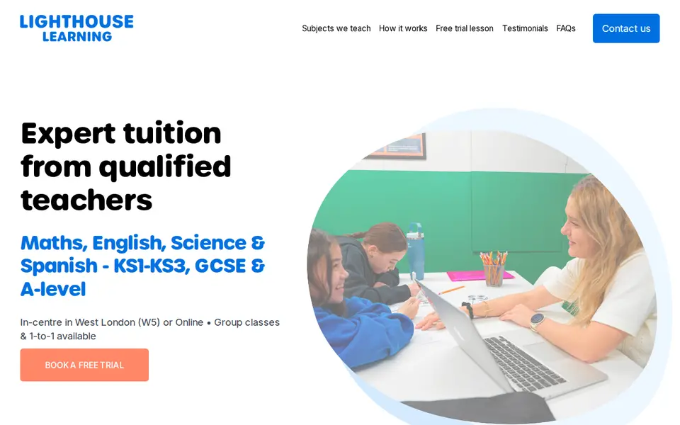 The top of lighthouselearning.org.uk