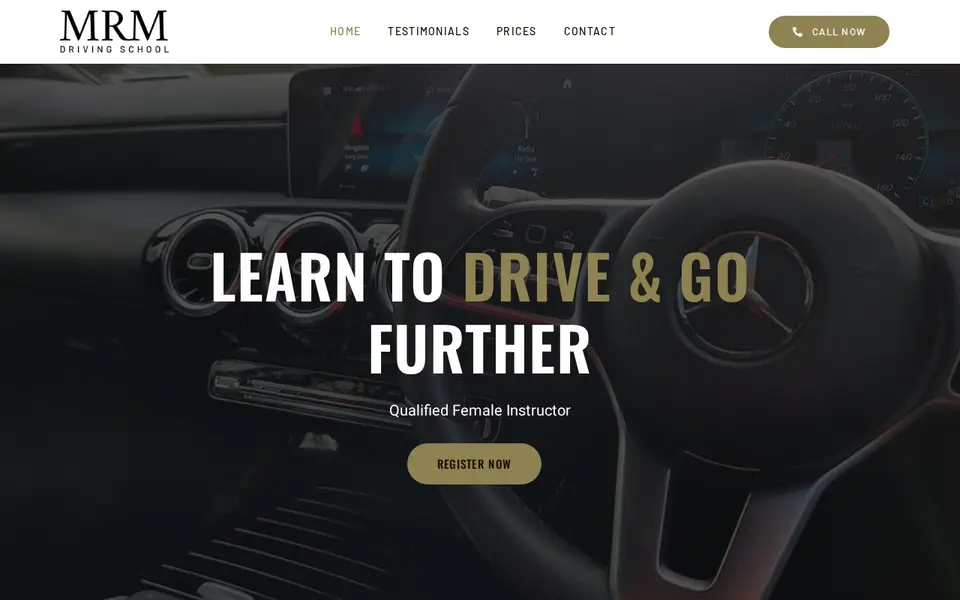 The top of mrmdrivingschool.co.uk