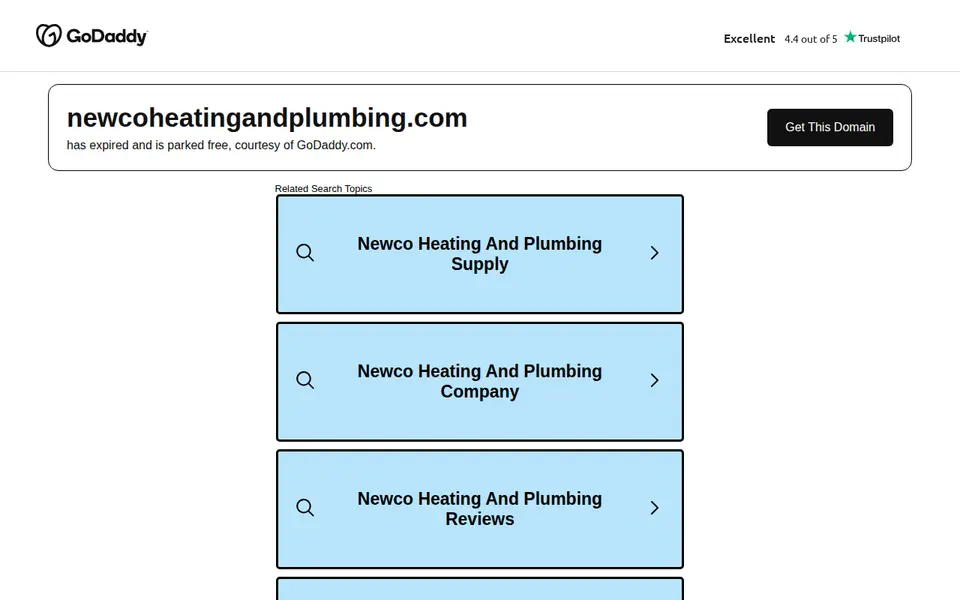 The top of newcoheatingandplumbing.com