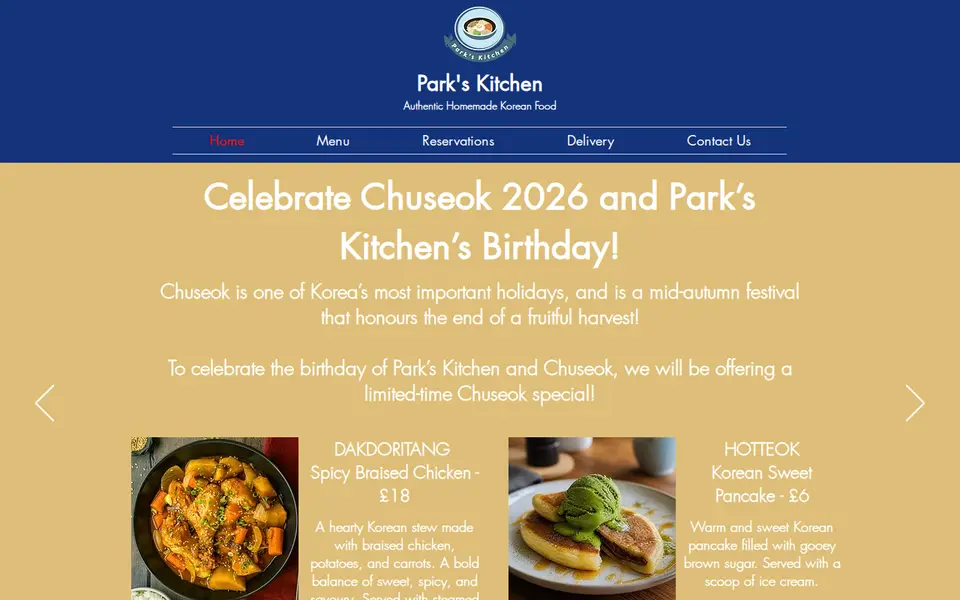 The top of parks-kitchen.com