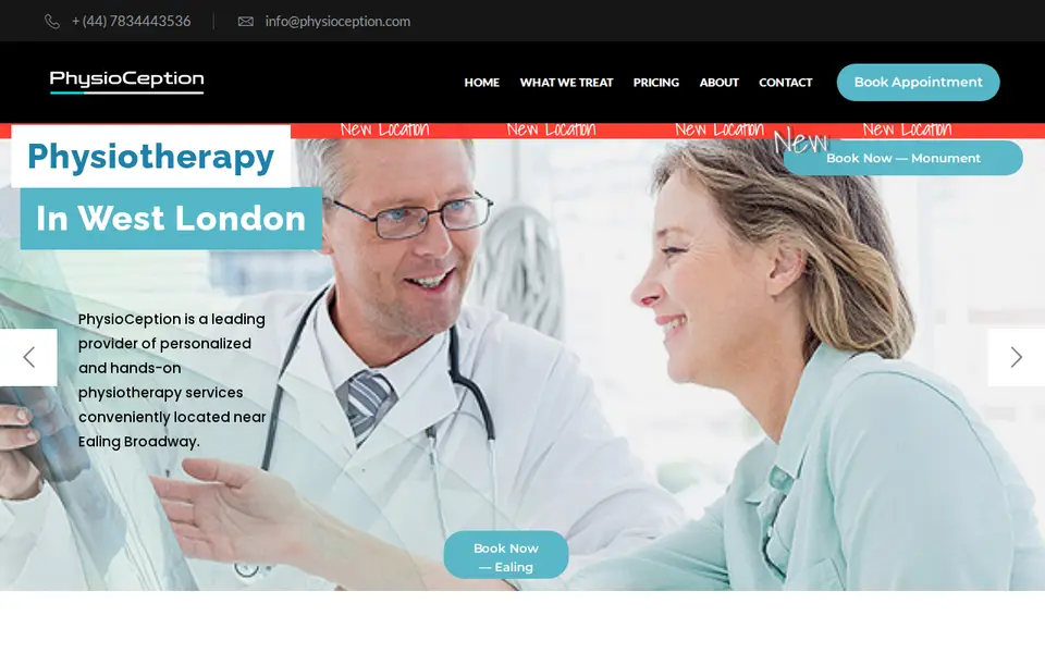 The top of physioception.com