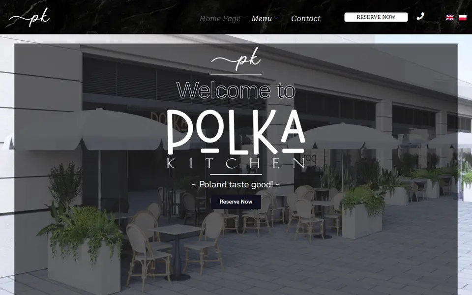 The top of polka-kitchen.co.uk