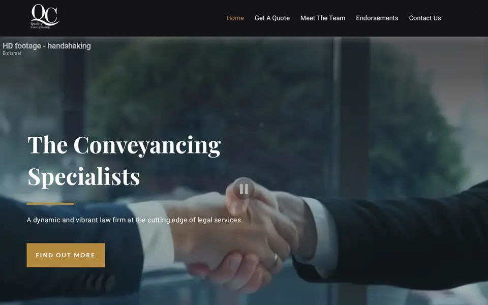 The top of qconveyancing.com