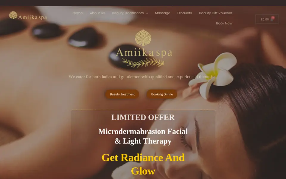 The top of amiikaspa.com