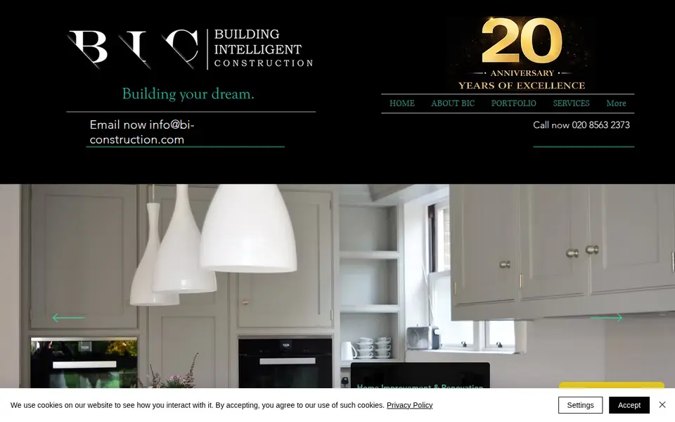 The top of bi-construction.com