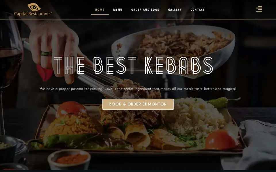 The top of capital-restaurants.com