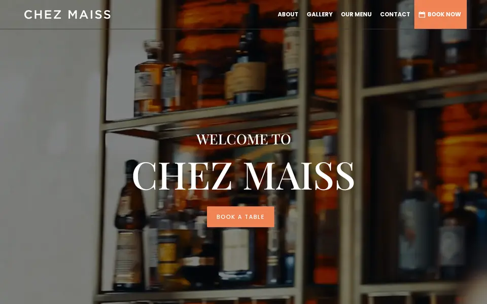 The top of chezmaiss.co.uk