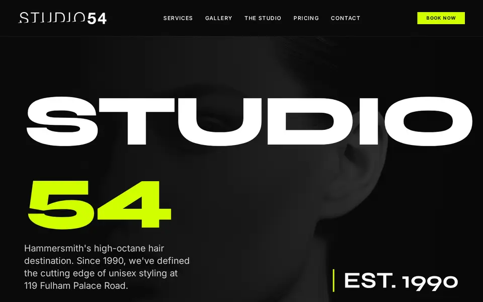 The top of mystudio54.co.uk