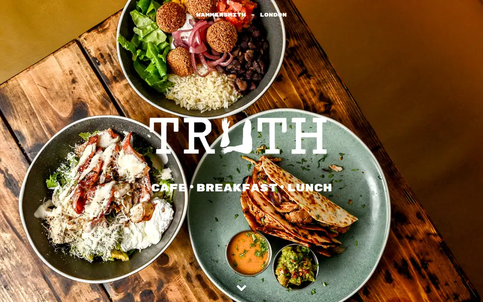 The top of truthcafe.co.uk