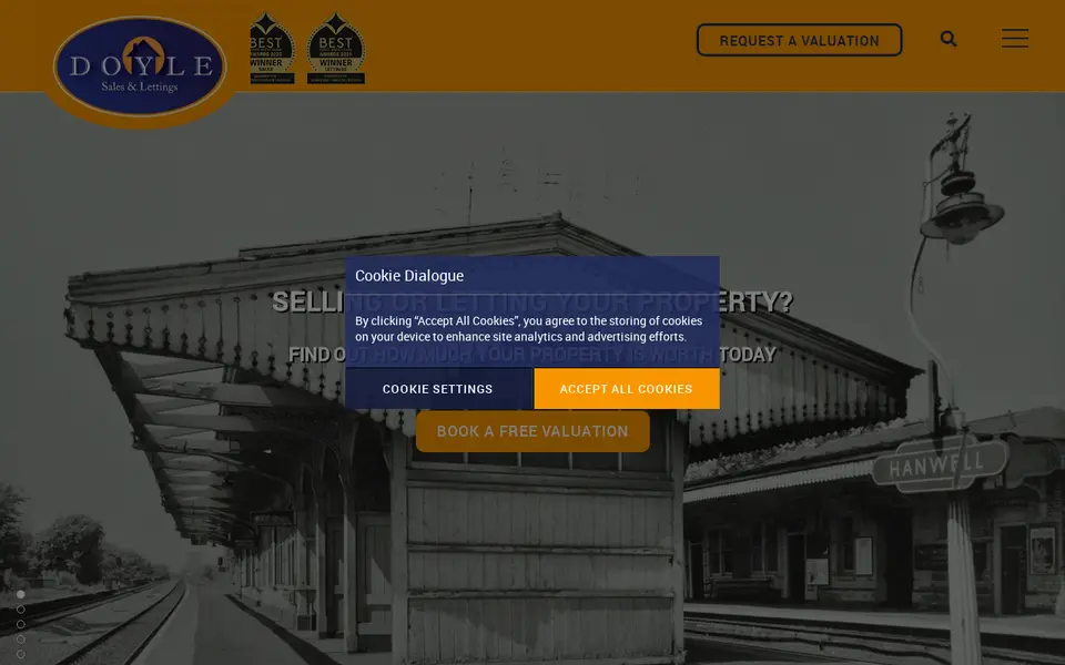 The top of doylesalesandlettings.co.uk