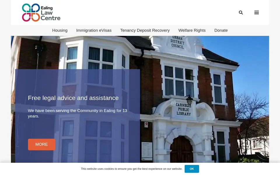 The top of ealinglawcentre.org.uk