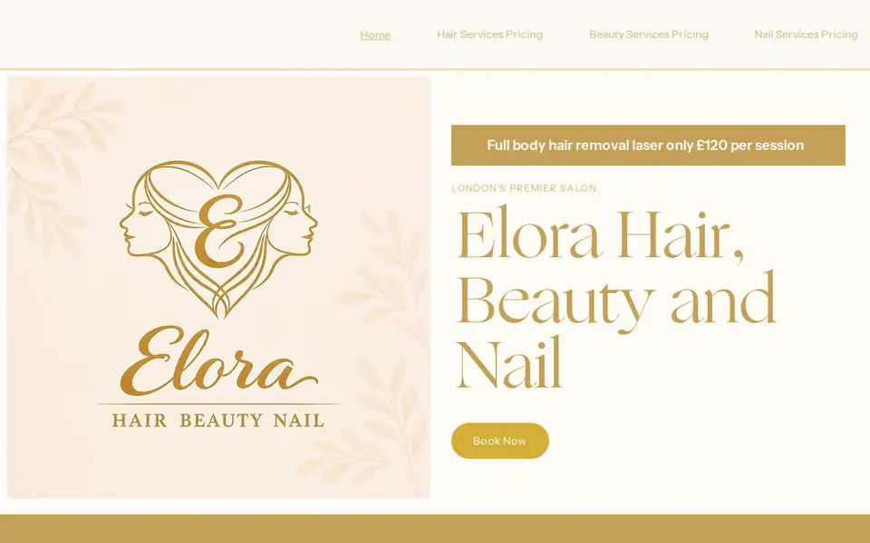 The top of elorahairandbeauty.com