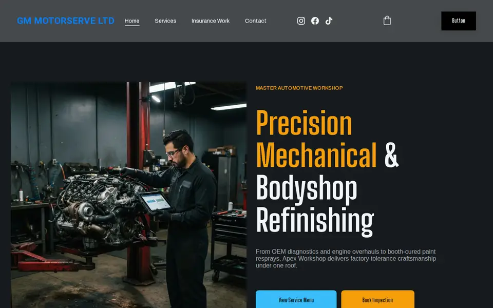 The top of gmmotorserve.co.uk