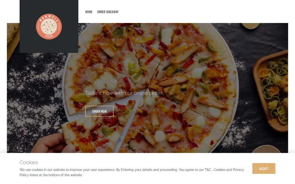 The top of hanwellpizza.com