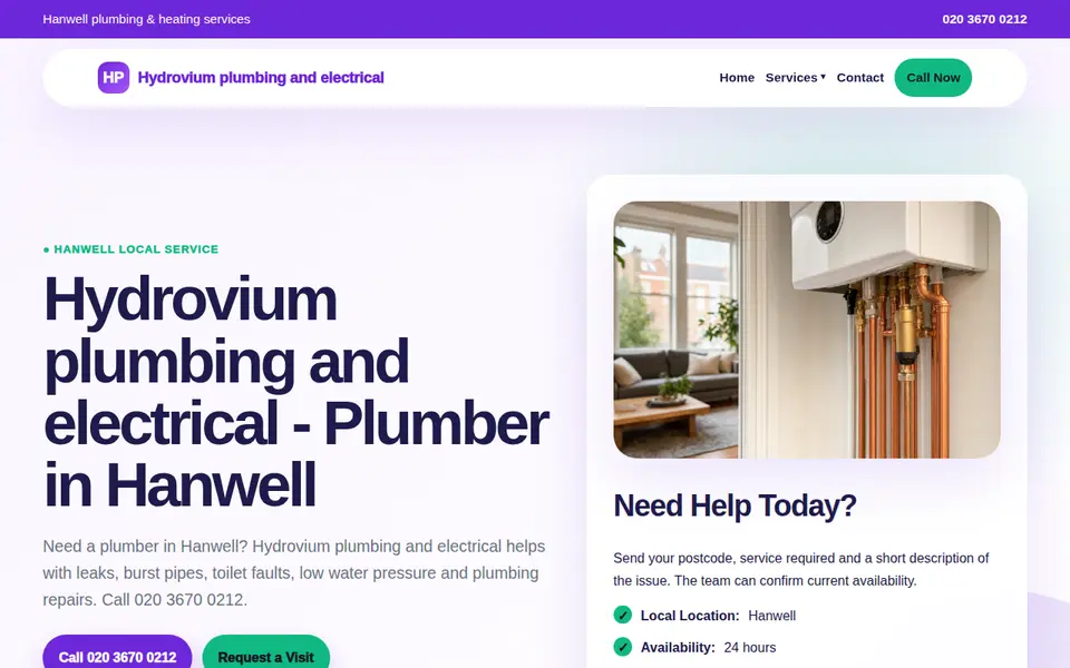 The top of plumbers-hanwell.co.uk