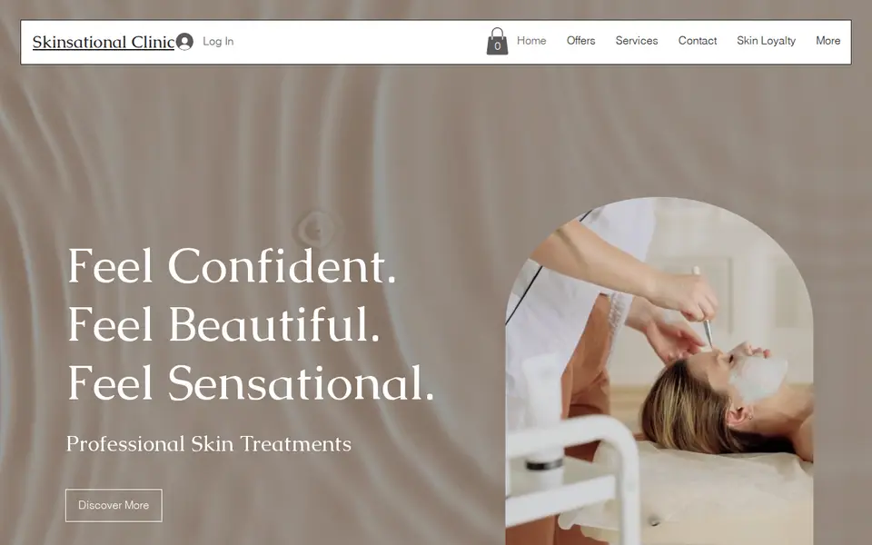 The top of skinsationalclinic.co.uk