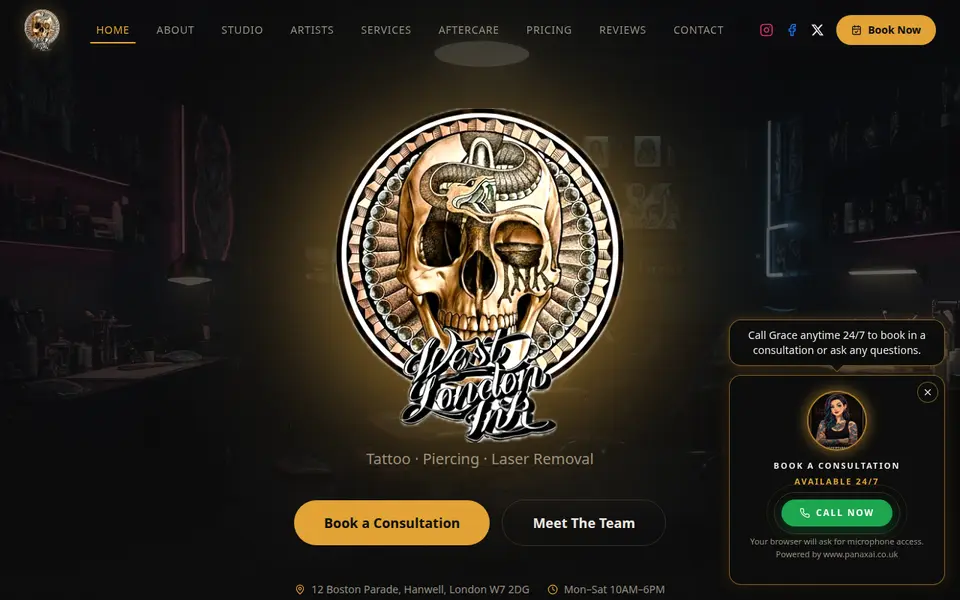 The top of westlondonink.co.uk